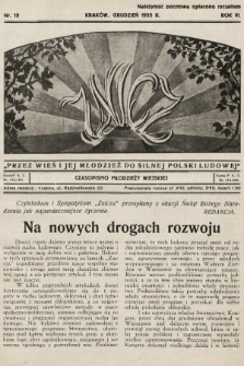 Znicz : czasopismo młodzieży wiejskiej. 1935, nr 10
