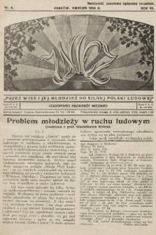 Znicz : czasopismo młodzieży wiejskiej. 1936, nr 4