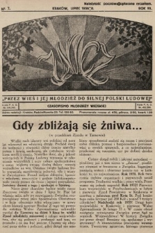 Znicz : czasopismo młodzieży wiejskiej. 1936, nr 7