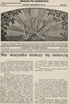 Znicz : czasopismo młodzieży wiejskiej. 1937, nr 9 (po konfikskacie nakład drugi)