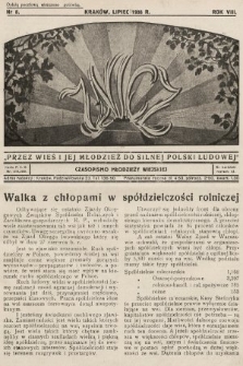 Znicz : czasopismo młodzieży wiejskiej. 1938, nr 8