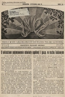 Znicz : czasopismo młodzieży wiejskiej. 1939, nr 1