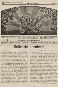 Znicz : czasopismo młodzieży wiejskiej. 1939, nr 4