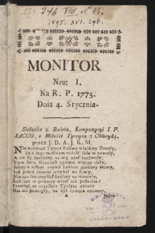 Monitor. 1775, nr 1