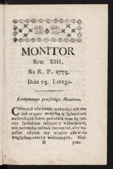 Monitor. 1775, nr 13