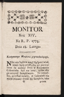 Monitor. 1775, nr 14