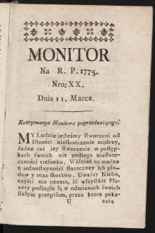 Monitor. 1775, nr 20