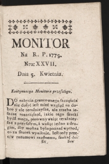 Monitor. 1775, nr 27