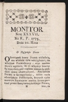 Monitor. 1775, nr 37