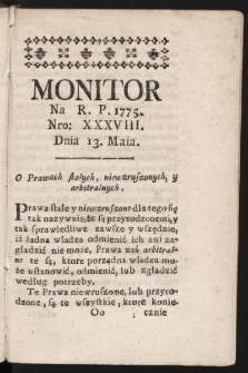 Monitor. 1775, nr 38