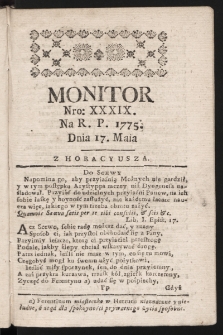 Monitor. 1775, nr 39