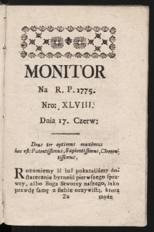 Monitor. 1775, nr 48