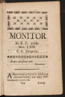 Monitor. 1768, nr 63