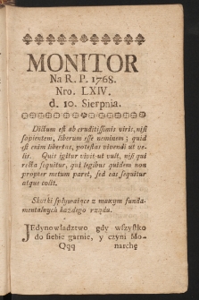Monitor. 1768, nr 64