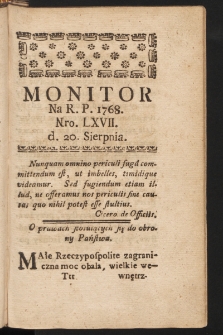 Monitor. 1768, nr 67