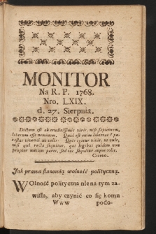 Monitor. 1768, nr 69