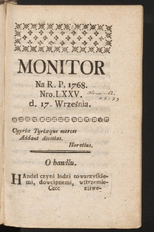 Monitor. 1768, nr 75