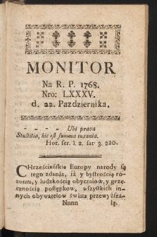 Monitor. 1768, nr 85