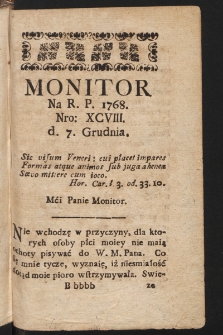 Monitor. 1768, nr 98