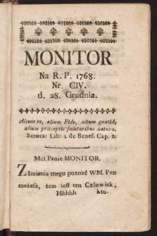 Monitor. 1768, nr 104