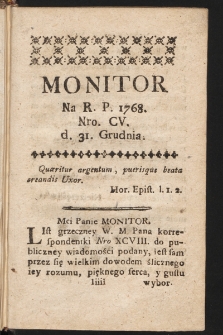 Monitor. 1768, nr 105