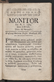 Monitor. 1773, nr 68