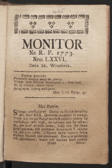 Monitor. 1773, nr 76