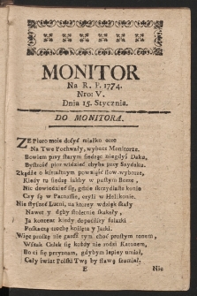 Monitor. 1774, nr 5