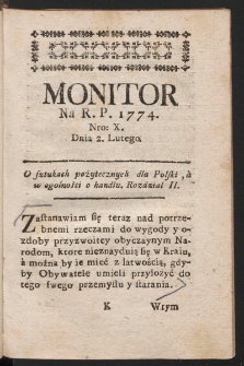 Monitor. 1774, nr 10