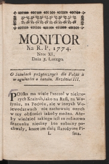 Monitor. 1774, nr 11