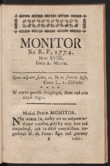Monitor. 1774, nr 18