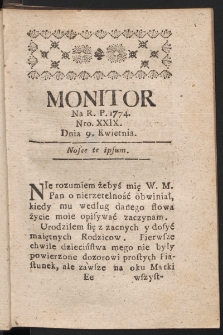 Monitor. 1774, nr 29