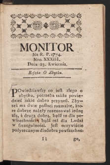 Monitor. 1774, nr 33