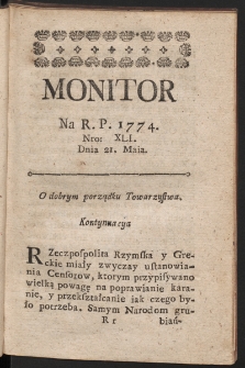 Monitor. 1774, nr 41