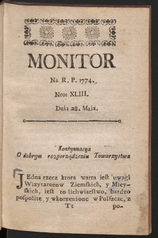 Monitor. 1774, nr 43
