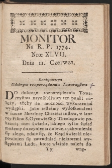 Monitor. 1774, nr 47