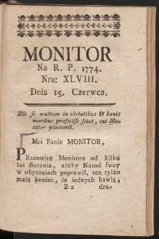 Monitor. 1774, nr 48