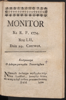 Monitor. 1774, nr 52