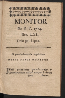 Monitor. 1774, nr 61