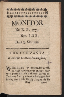 Monitor. 1774, nr 62