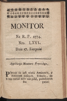Monitor. 1774, nr 66