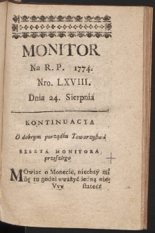 Monitor. 1774, nr 68