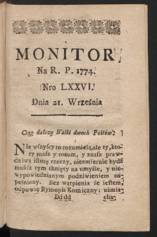 Monitor. 1774, nr 76