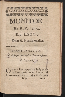 Monitor. 1774, nr 81