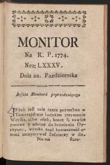 Monitor. 1774, nr 85
