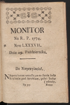 Monitor. 1774, nr 87