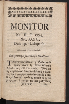 Monitor. 1774, nr 93