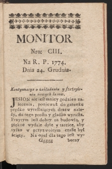 Monitor. 1774, nr 103