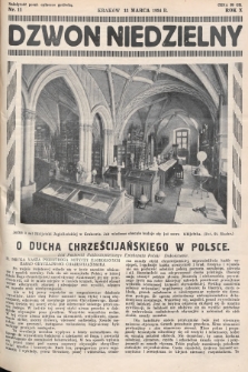 Dzwon Niedzielny. 1934, nr 11