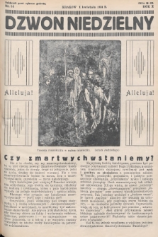 Dzwon Niedzielny. 1934, nr 14